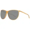 Porsche Design Yellow Polyamide Sunglasses In Gold