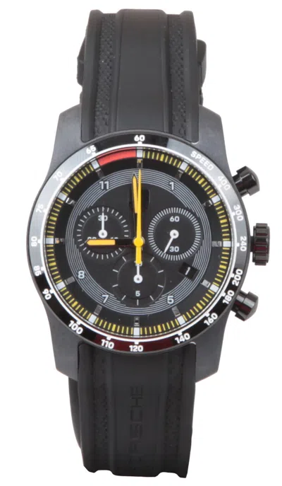 Pre-owned Porsche Design Porsche Men's Wristwatch Watch Carbon Composite Chronograph Black