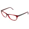 Porsche Design Purple Acetate Glasses (frames) In Red