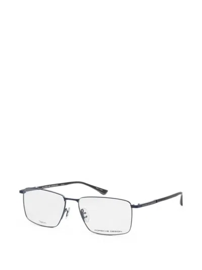 Porsche Design 직사각 프레임 안경 In Gray