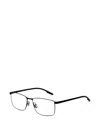 Porsche Design 직사각 프레임 안경 In Black