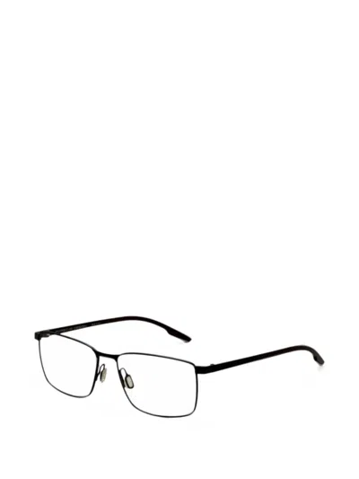 Porsche Design 직사각 프레임 안경 In Black