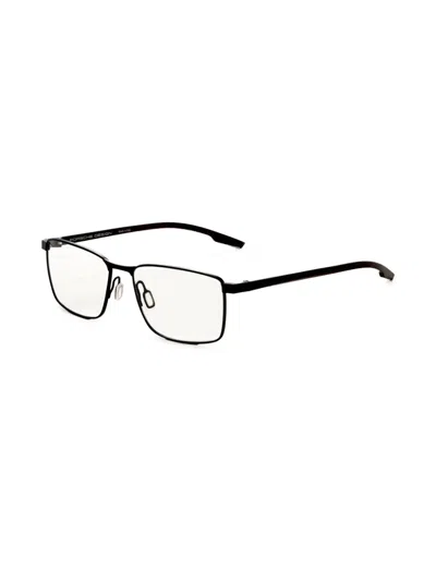 Porsche Design 직사각 프레임 안경 In Black