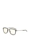 Porsche Design Rectangle-frame Glasses In Burgundy