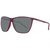 Shop Porsche Design Red Unisex Sunglasses