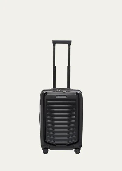 Porsche Design Roadster 21" Carry-on Expandable Spinner Luggage In Black