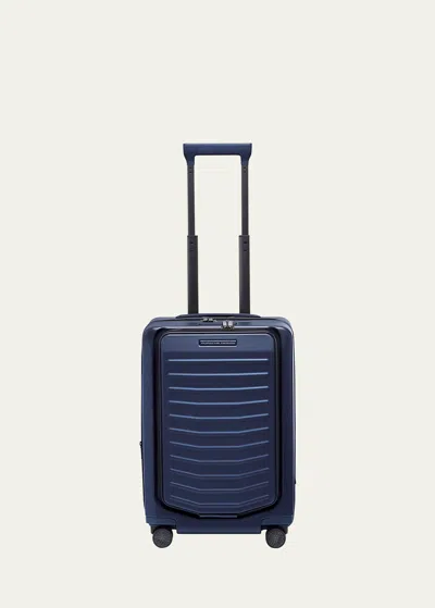 Porsche Design Roadster 21" Carry-on Expandable Spinner Luggage In Blue
