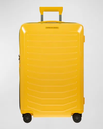 Porsche Design Roadster 27" Expandable Spinner Luggage In Yellow