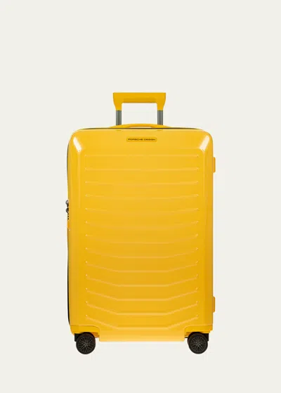 Porsche Design Roadster 27" Expandable Spinner Luggage In Racing Yellow