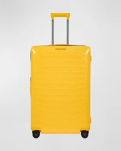 Porsche Design Roadster 30" Expandable Spinner Luggage In Yellow