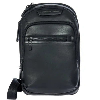 Porsche Design Roadster Evo Nylon Sling Bag In Black
