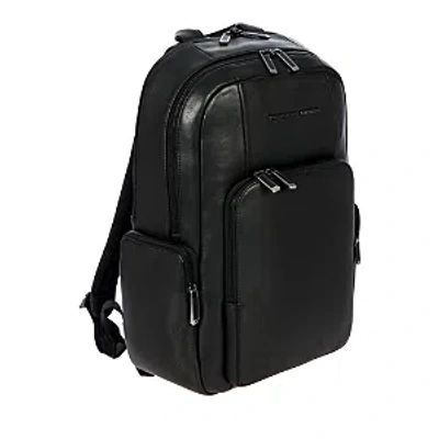 Porsche Design Roadster Leather Backpack In Black