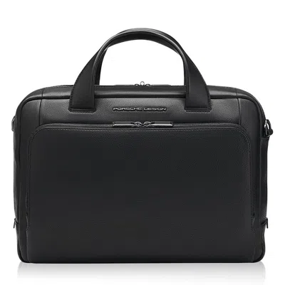 Porsche Design Roadster Leather Briefcase S In Black