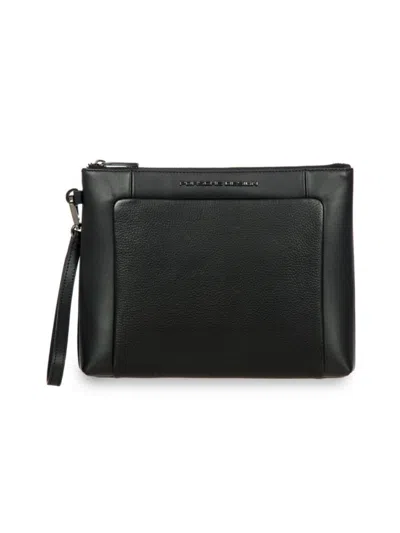 Porsche Design Kids' Roadster Leather Clutch Bag In Black