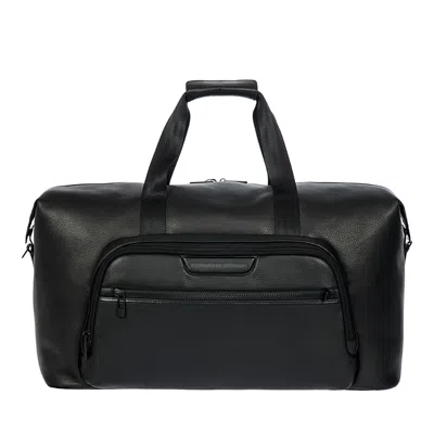 Porsche Design Roadster Leather Evo Weekender Bag In Black