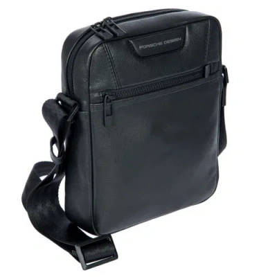 Porsche Design Roadster Leather Evo Xs Shoulder Bag In Black