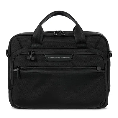Porsche Design Roadster Nylon Evo Briefcase In Black