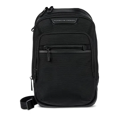 Porsche Design Roadster Nylon Evo Sling Bag In Black