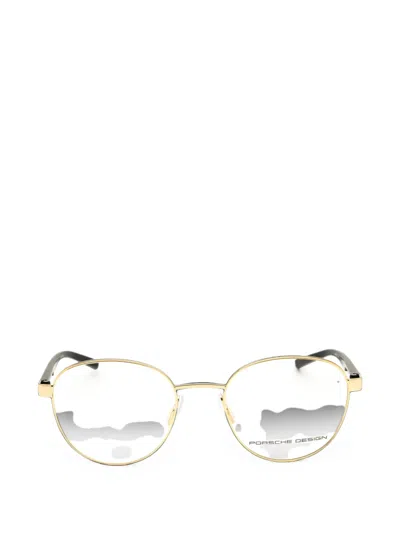 Porsche Design Round-frame Glasses In White
