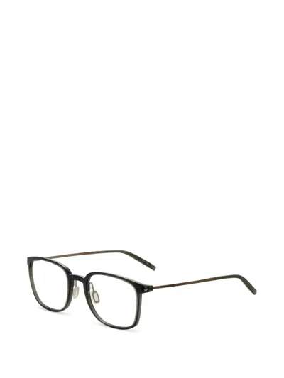 Porsche Design 스퀘어 프레임 안경 In Black