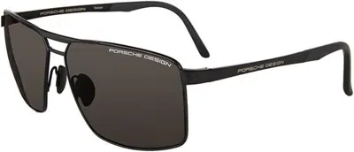 Pre-owned Porsche Design Sunglasses - P8918 A-black Grey In Gray