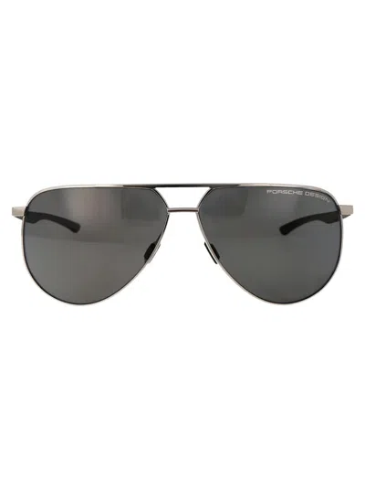 Porsche Design Sunglasses In B416 Palladium Black