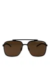 Porsche Design 169 Blck Metal Sunglasses In Black