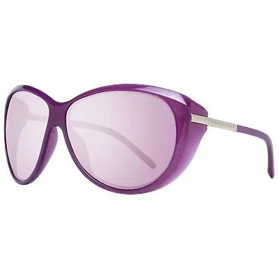 Pre-owned Porsche Design Sunglasses P8602 C 64mm - Purple/purple Mirror Oval