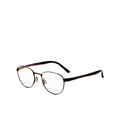 Porsche Design Unisex 50 Mm Brown Opticals In White