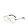 Porsche Design Unisex 52 Mm Gold Opticals In Gold