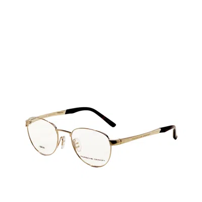 Porsche Design Unisex 52 Mm Gold Opticals In White