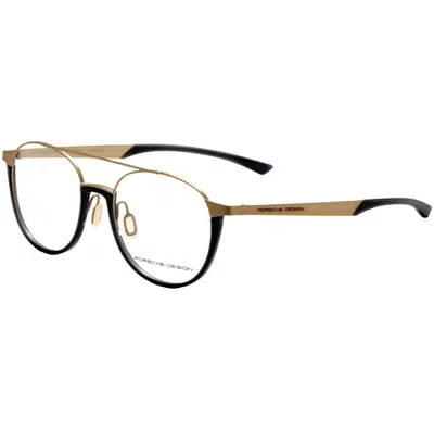 Porsche Design Unisex 52 Mm Gold Opticals In White
