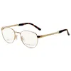 Porsche Design Unisex 52 Mm Silver Opticals In Brown