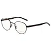 Porsche Design Unisex 53 Mm Black Opticals In Black