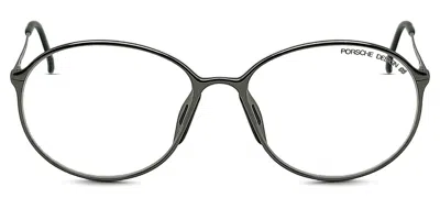Porsche Design Vintage P5652 71 Men's Glasses Gunmetal Size 58 - Free Lenses - Blue Light Block Available In Gray
