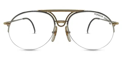Porsche Design Vintage P5669 41 Men's Glasses Gold Size 57 - Free Lenses - Blue Light Block Available
