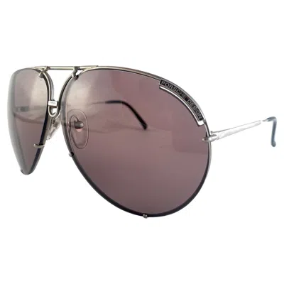 Pre-owned Porsche Design Vintage  By Carrera 5621 Titan Matte Large Sunglasses Austria In Gray