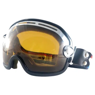 Pre-owned Porsche Design Vintage Ski Bausch & Lomb Amber Lens Sunglasses Made In Usa 1970's In Brown