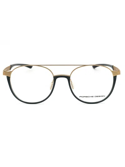 Porsche P8389 Eyeglasses In 52b - Light Gold, Blue