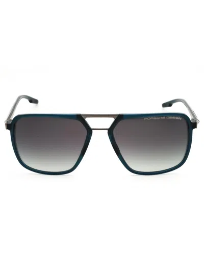 Porsche P8934 Sunglasses In Blue, Grey