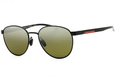 Porsche P8945 Round Metal Sunglasses In Black