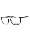 Porsche Rectangular Men's Eyeglasses - P8388 In Black