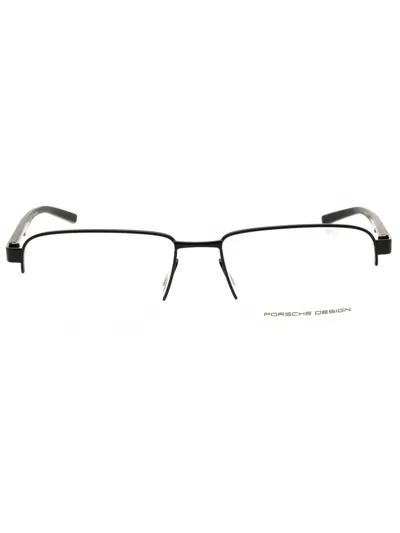 PORSCHE PORSCHE RECTANGULAR METAL EYEGLASSES FOR MEN - P8747 STYLE