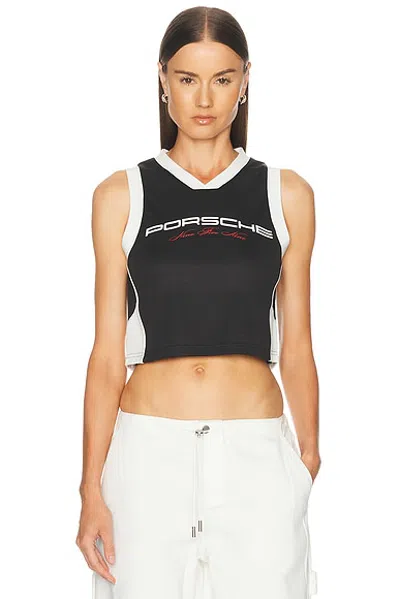 Porsche X Revolve 959 Cropped Jersey In Black