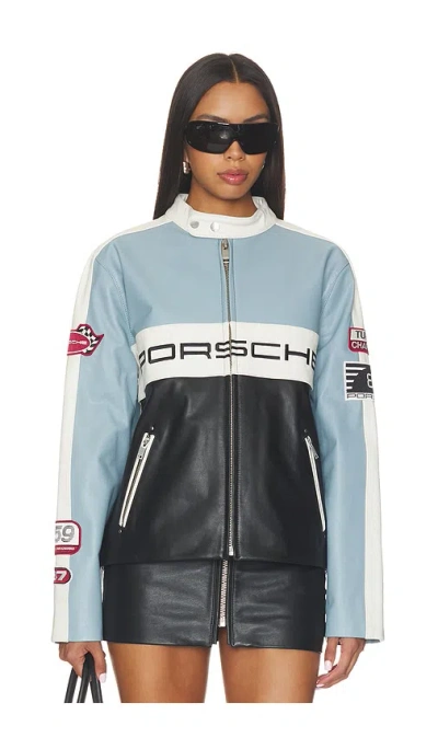 Porsche X Revolve 959 Rallye Jacket In Blue