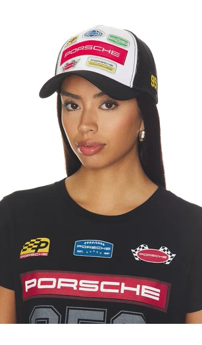 Porsche X Revolve Trucker Hat In Black
