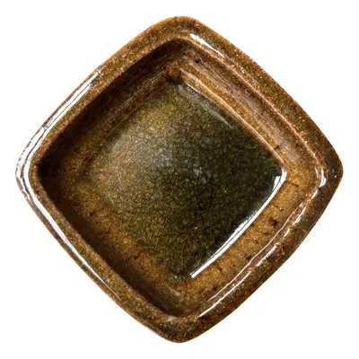 Pre-owned Porsgrund Porselænsfabrik Vintage 1969 Norwegian Stoneware Vide-poche Bowl By Porsgrund In Brown