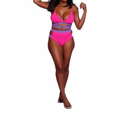 Porshia By Porshia Banks Barbie Bikini Set In Pink