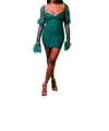 Porshia By Porshia Banks Escrow Mini Dress In Green In Green