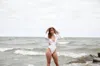 Porshia By Porshia Banks Melody Monokini In White In White
